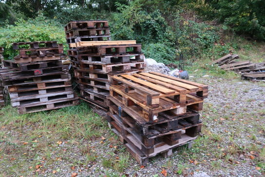 Div. Varelager, EURO-paller, pallerammer m.m.