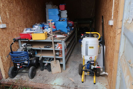 20 fods isoleret container uden indhold (læs beskrivelse)