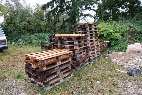 Div. Varelager, EURO-paller, pallerammer m.m.