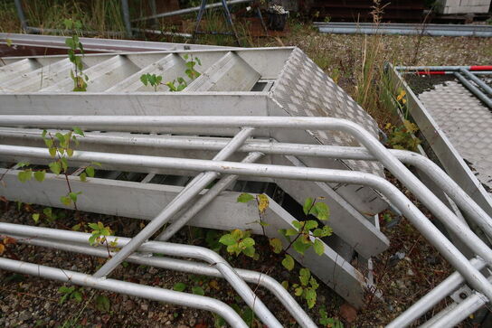 3 stk. stilladstrapper med gelænder JUMBO