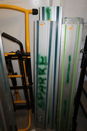 2 stk. føringsskinner MAKITA