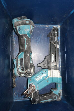 3 stk. akku håndværktøj MAKITA DJR187, DTM52 m.fl.