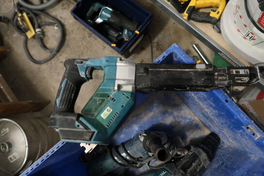 3 stk. akku håndværktøj MAKITA/BOSCH DHR202 m.fl.