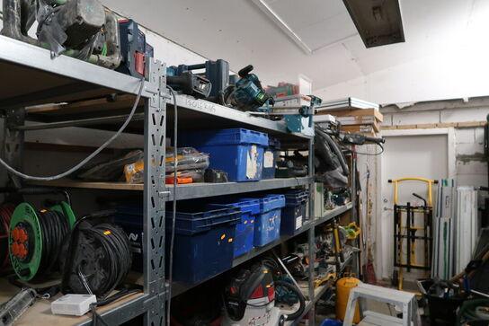 3 fag lagerreoler uden indhold (læs beskrivelse)