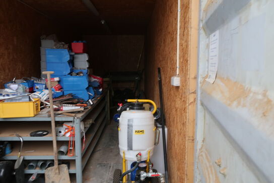 20 fods isoleret container uden indhold (læs beskrivelse)