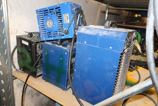 4 stk. varmeblæsere