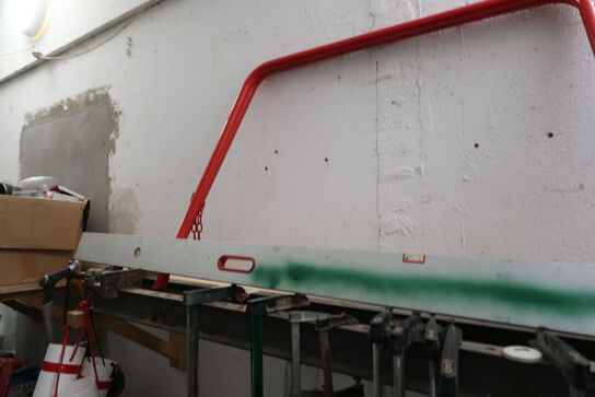 Afretterskinne samt bukke