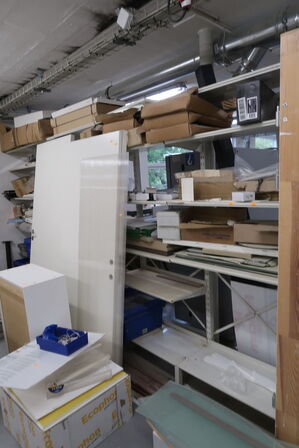 Reolsystem med div. Varelager