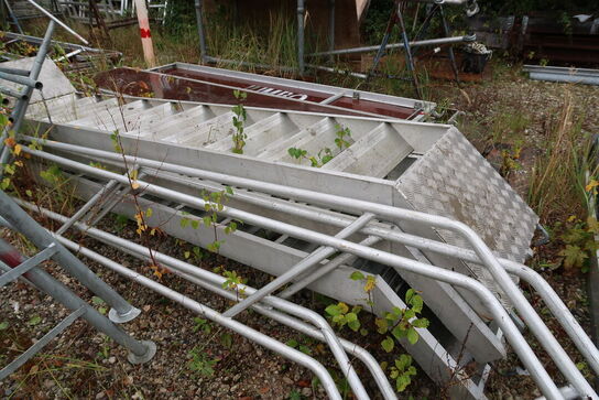 3 stk. stilladstrapper med gelænder JUMBO