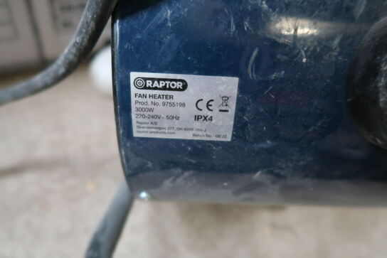 Varmeblæser RAPTOR Fan Heater