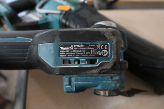 4 stk. akku håndværktøj MAKITA DJV181, DJR187, DTM52 m.fl.
