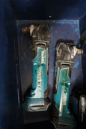 3 stk. akku håndværktøj MAKITA DJR187, DTM51