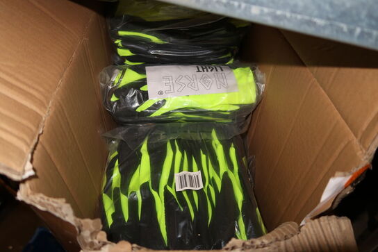 Kasse med arbejdshandsker