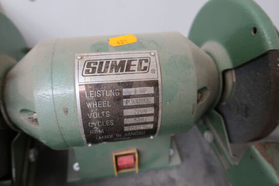 Bænksliber SUMEC samt div. Varelager