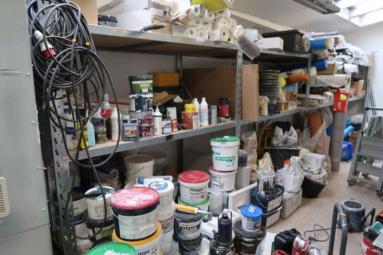 4 fag lagerreoler uden indhold (læs beskrivelse)