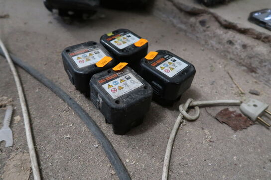 4 stk. batterier GAS NAILER BS03