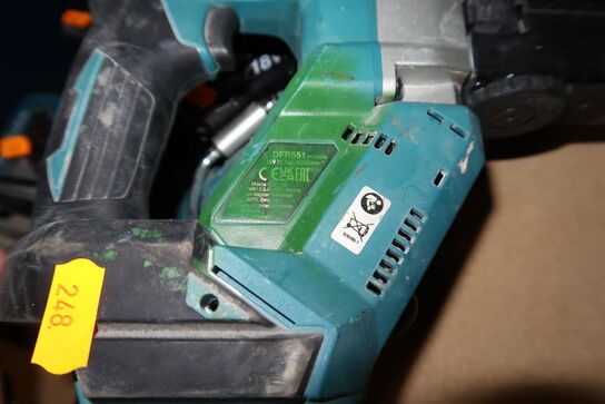 3 stk. akku håndværktøj MAKITA med 3 stk. lader og batteri