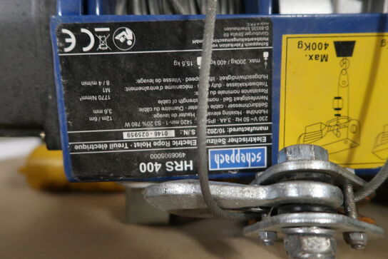 Elektrisk trækspil SCHEPPACH HRS 400