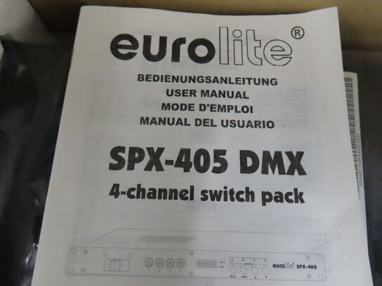 4 kanals dmx switch pack EUROLITE SPX-405 DMX