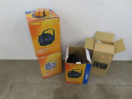 4 stk. Parlamper - EUROLITE og STAGE LINE