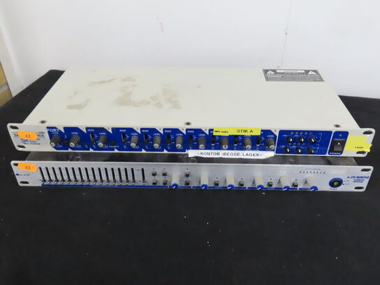 Mixer og equalizer til rack