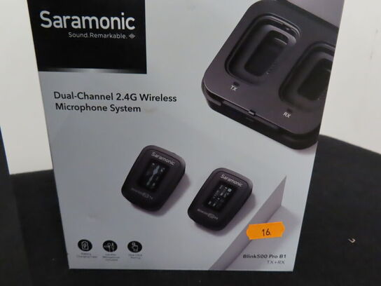 2 stk. Mikrofonsystemer trådløst SARAMONIC