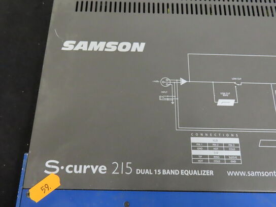 Grafisk equalizer SAMSON S-CURVE 215