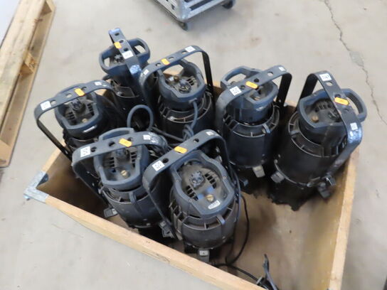 8 stk. lamper i kasse ELECTRONIC THEATRE CONTROLS