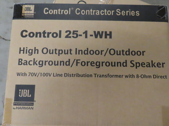 Højtaler (passiv) BJL CONTROL 25-1-WH