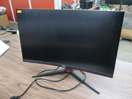 24"AOC C24G2AE/BK Curved skærm