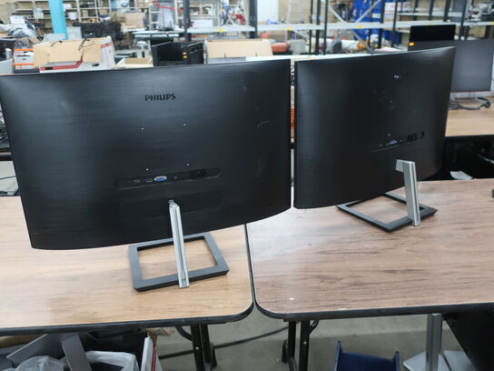 2 stk. 32" PHILIPS 325E Curved skærme