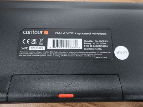 Rollermouse + tastatur CONTOUR Red Plus & Balance Keyboard