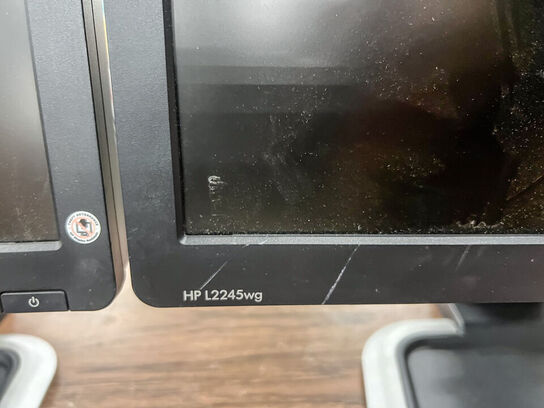 2 stk. HP L2245wg /FL472A 22" skærme