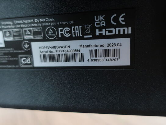 24"AOC C24G2AE/BK Curved skærm
