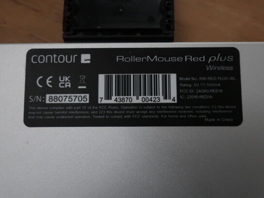 Rollermouse + tastatur CONTOUR Red Plus & Balance Keyboard