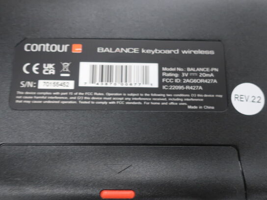 Rollermouse + tastatur CONTOUR Red Plus & Balance Keyboard