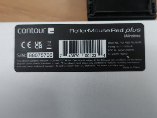 Rollermouse + tastatur CONTOUR Red Plus & Balance Keyboard