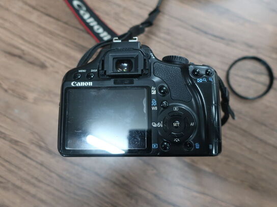 Digitalkamera CANON EOS 450D m. 2 optikker & AOKA rejsestativ