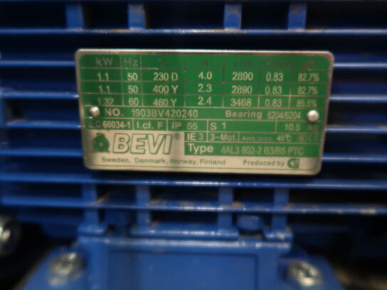 Sug m. BEVI 4AL3 motor