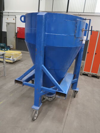 Silo til mørtel m.v.