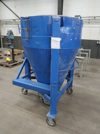 Silo til mørtel m.v.