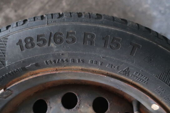 4 stk. dæk CONTINENTAL 185/65 R 15 T