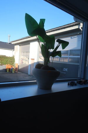 7 stk. kundstige planter