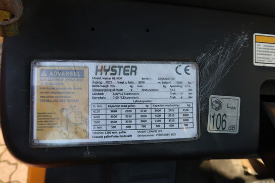 Gas-Gaffeltruck HYSTER H3.5XM