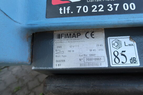 Fejemaskine FIMAP Duster S BT FS80