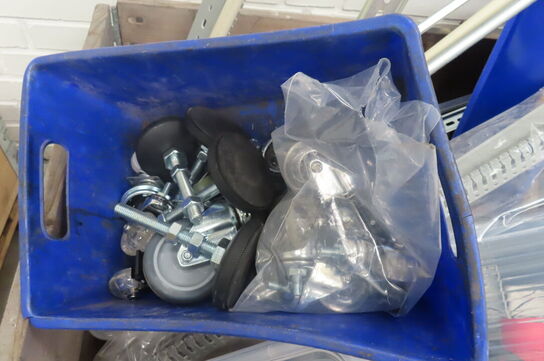 Palle med diverse arbejdslamper + kraftstik mv. 