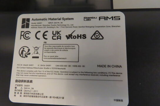 3D Printer BAMBU LAB X1 - CARBON 
