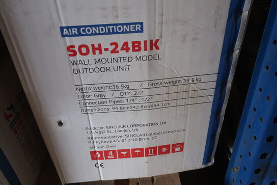 Udendørs airconditionenhed SINCLAIR SOH-24BIK