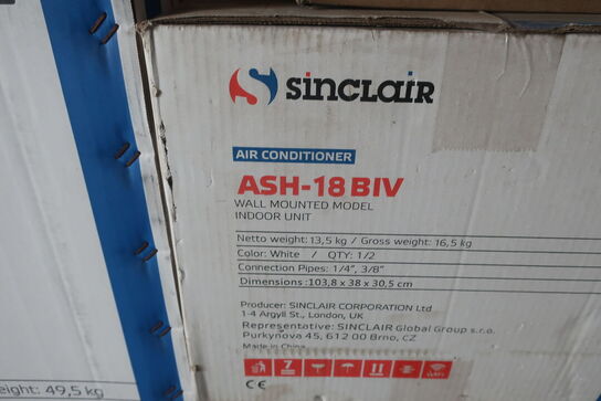 Indendørs airconditionenhed SINCLAIR ASH-18BIV