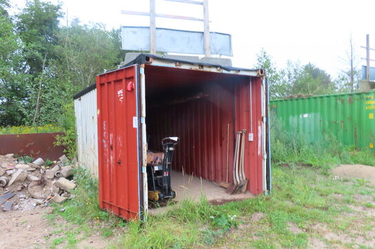 20' container uden indhold